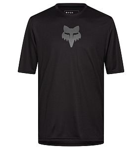 Cyklistický dres Fox Ranger SS Jersey Fox Head Black