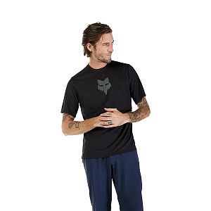 Cyklistický dres Fox Ranger SS Jersey Fox Head Black