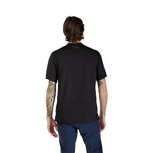 Cyklistický dres Fox Ranger SS Jersey Fox Head Black