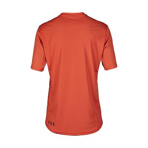 Cyklistický dres Fox Ranger SS Jersey Lab Head Atomic Orange