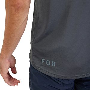 Cyklistický dres Fox Ranger SS Jersey Lab Head Dark Shadow