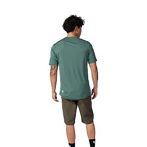 Cyklistický dres Fox Ranger SS Jersey Moth Hunter Green