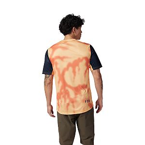 Cyklistický dres Fox Ranger SS Jersey Race Taunt Orange Sherbert