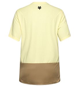 Cyklistický dres Fox Ranger SS Jersey Wordmark Lemonade