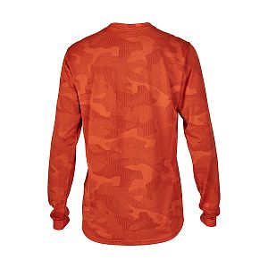 Cyklistický dres Fox Ranger Tru Dri LS Jersey Atomic Orange