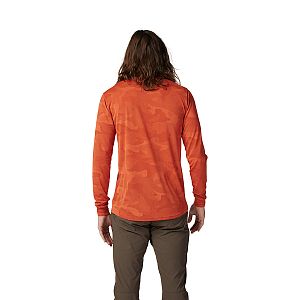 Cyklistický dres Fox Ranger Tru Dri LS Jersey Atomic Orange