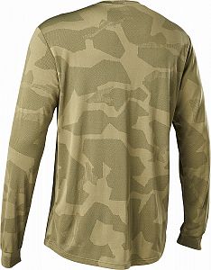 Cyklistický dres Fox Ranger Tru Dri LS Jersey Bark