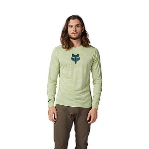 Cyklistický dres Fox Ranger Tru Dri LS Jersey Cactus