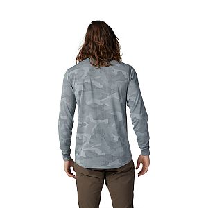 Cyklistický dres Fox Ranger Tru Dri LS Jersey Cloud Grey