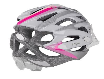 Dámská cyklistická helma Etape Venus bílá/růžová mat