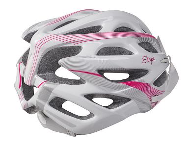 Dámská cyklistická helma Etape Vesper bílá/růžová
