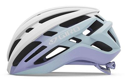 Dámská cyklistická helma GIRO Agilis Mat White/Light Lilac Fade S