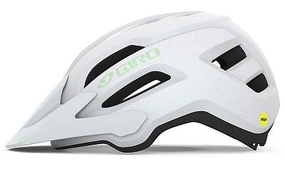 Dámská cyklistická helma GIRO Fixture II MIPS W Mat White/Space Green