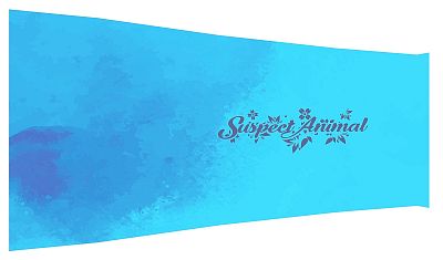 Dámské cyklistické návleky na ruce Suspect Animal AQUARELLE blue
