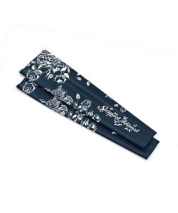 Dámské cyklistické návleky na ruce Suspect Animal Flowers Dark blue