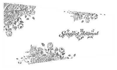 Dámské cyklistické návleky na ruce Suspect Animal Flowers Grey