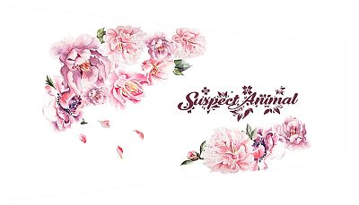 Dámské cyklistické návleky na ruce Suspect Animal Flowers Rose