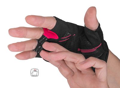 Dámské cyklistické rukavice Etape Betty 2.0 černá/růžová