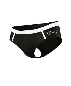 Dámské funkční kalhotky Suspect Animal CONTRAST černá Bamboo Ultra