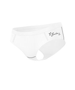 Dámské funkční kalhotky Suspect Animal LEO bílá/šedá Bamboo Ultra