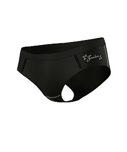 Dámské funkční kalhotky Suspect Animal LEO černá/šedá Bamboo Ultra