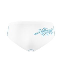 Dámské funkční kalhotky Suspect Animal LIGHT BLUE bílá