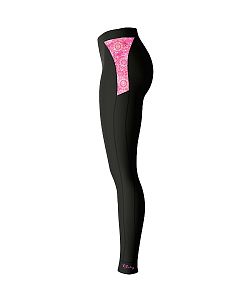 Dámské funkční spodky Suspect Animal PINK MANDALA černá Bamboo Thermo