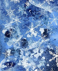 Dámské funkční spodky Suspect Animal SNOWFLAKES bílá Bamboo Heavy