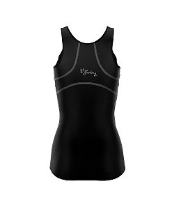 Dámské funkční triko bez rukávů Suspect Animal LEO černá/šedá Bamboo Ultra