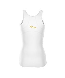 Dámské funkční triko bez rukávů Suspect Animal LIGHT GOLD bílá Bamboo Ultra