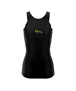 Dámské funkční triko bez rukávů Suspect Animal NEON černá Bamboo Ultra