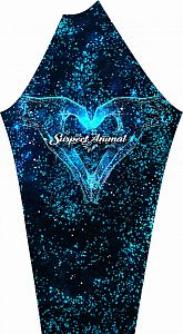 Dámské funkční triko s dlouhým rukávem a zipem Suspect Animal HEART černá