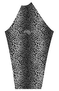 Dámské funkční triko s dlouhým rukávem a zipem Suspect Animal Leo černá/šedá