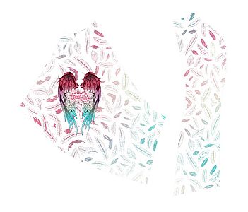 Dámské funkční triko s dlouhým rukávem Suspect Animal ANGEL LADY bílá Bamboo Ultra