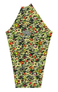 Dámské funkční triko s dlouhým rukávem Suspect Animal CAMO černá Bamboo Heavy