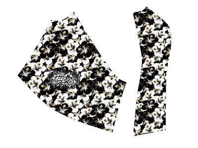 Dámské funkční triko s dlouhým rukávem Suspect Animal FLOWERS bílá Bamboo Ultra