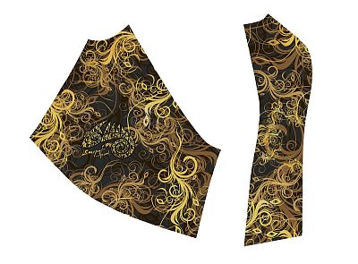 Dámské funkční triko s dlouhým rukávem Suspect Animal GOLD ELEGANT černá Bamboo Ultra