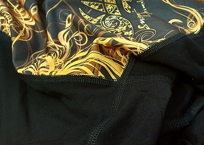 Dámské funkční triko s dlouhým rukávem Suspect Animal GOLD ELEGANT černá
