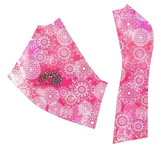 Dámské funkční triko s dlouhým rukávem Suspect Animal PINK MANDALA černá