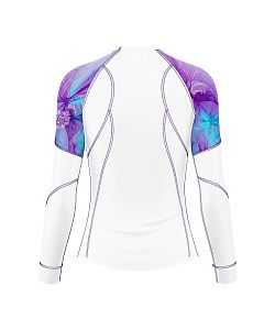 Dámské funkční triko s dlouhým rukávem Suspect Animal PURPLE bílá Bamboo Light New