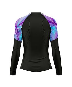 Dámské funkční triko s dlouhým rukávem Suspect Animal PURPLE černá Bamboo Light New