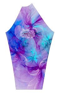 Dámské funkční triko s dlouhým rukávem Suspect Animal PURPLE černá Bamboo Thermo