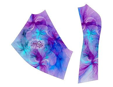 Dámské funkční triko s dlouhým rukávem Suspect Animal PURPLE černá Bamboo Ultra