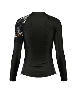 Dámské funkční triko s dlouhým rukávem Suspect Animal RIDER LADY černá Bamboo Ultra