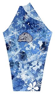 Dámské funkční triko s dlouhým rukávem Suspect Animal SNOWFLAKES bílá Bamboo Heavy