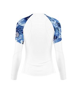 Dámské funkční triko s dlouhým rukávem Suspect Animal SNOWFLAKES bílá Bamboo Light New