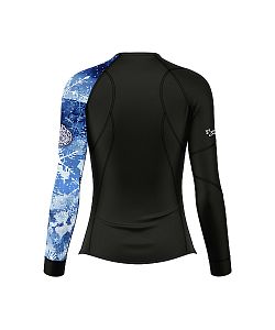 Dámské funkční triko s dlouhým rukávem Suspect Animal SNOWFLAKES černá Bamboo Heavy