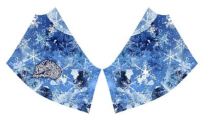 Dámské funkční triko s dlouhým rukávem Suspect Animal SNOWFLAKES černá Bamboo Light New