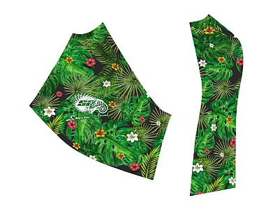 Dámské funkční triko s dlouhým rukávem Suspect Animal TROPICAL černá Bamboo Ultra