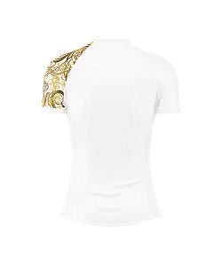 Dámské funkční triko s krátkým rukávem Suspect Animal GOLD bílá